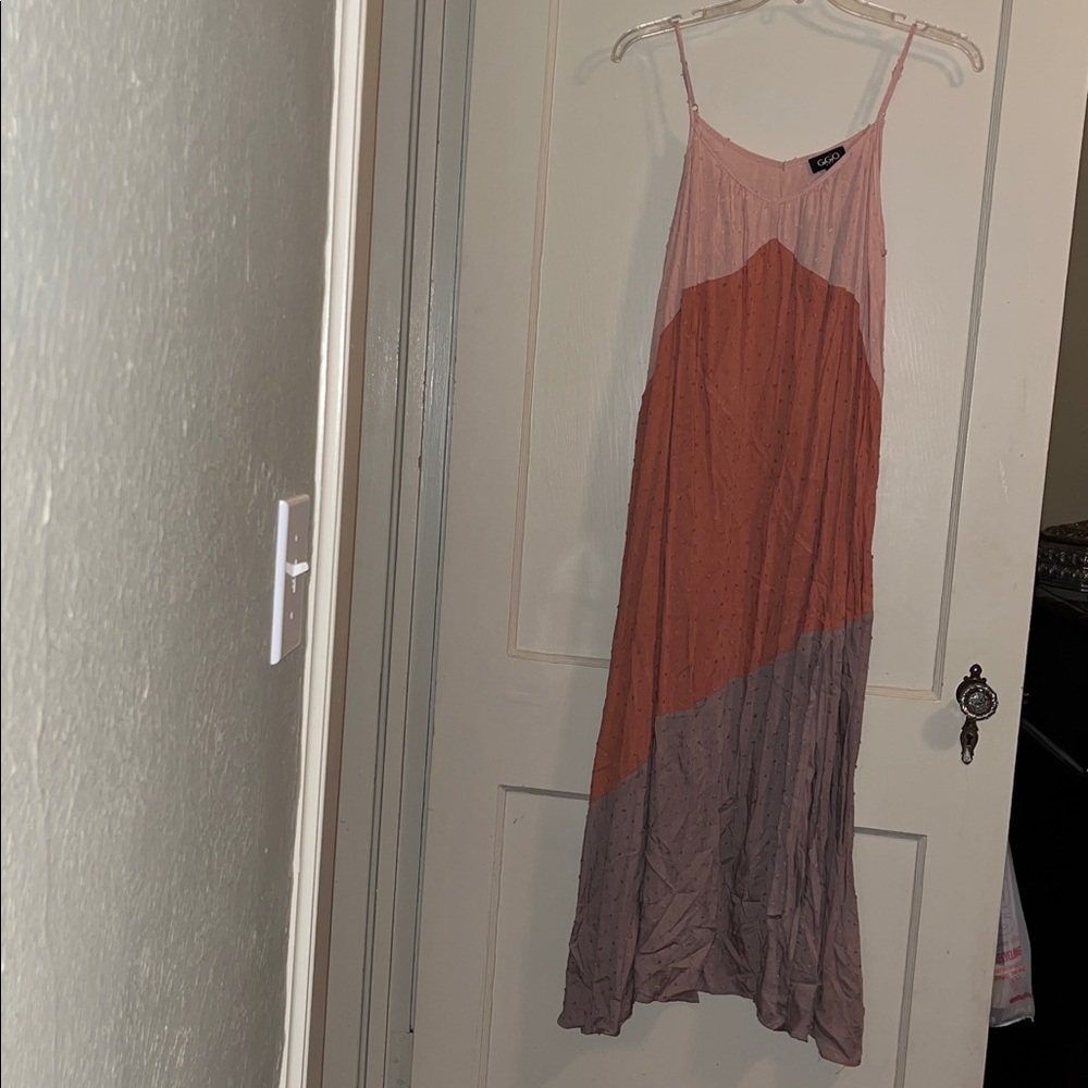 Colorblock Maxi Dress